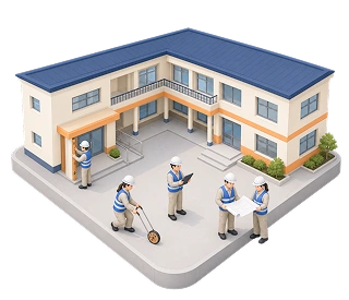 学校やこども園などの教育施設のイメージ