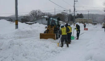 通学路の除排雪ボランティア活動を実施しました